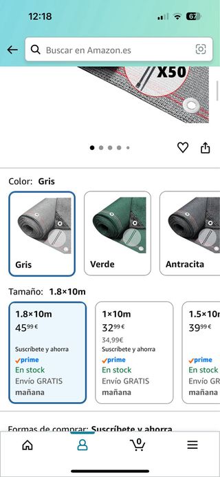 Toldos de calidad de malla de sombra beige y gris