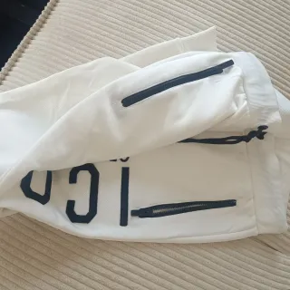 Nuevo: Pantalón chándal hombre blanco ICON