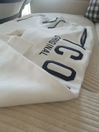 Nuevo: Pantalón chándal hombre blanco ICON