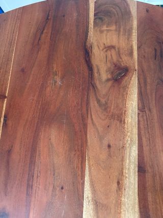 Mesa redonda madera acacia maciza