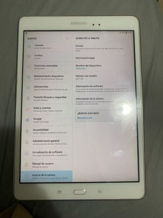 Tableta Samsung Tab A Plata