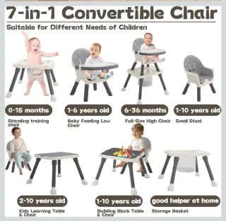 Ark Miido Trona Bebé 7 en 1 Portátil