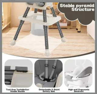 Ark Miido Trona Bebé 7 en 1 Portátil