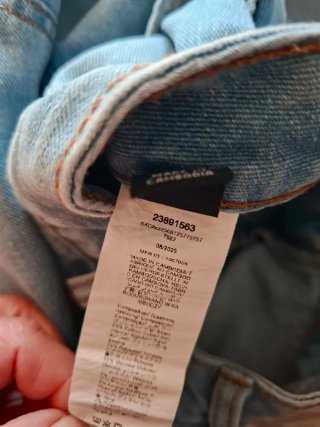 Jeans larghi blu