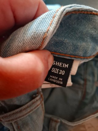 Jeans larghi blu