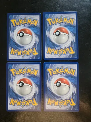 Pokemon Lotto 4 Carte Pokemon Ascesa Eroica EX