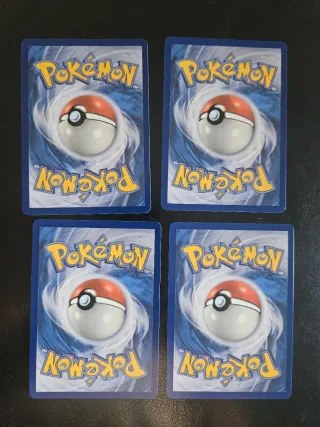 Pokemon Lotto 4 Carte Pokemon Ascesa Eroica EX