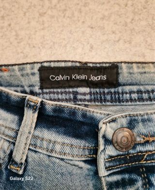 Pantalón vaquero Calvin Klein Jeans azul