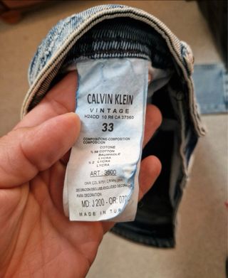 Pantalón vaquero Calvin Klein Jeans azul