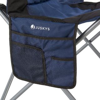 Silla Camping Juskys Lido Azul Oscuro