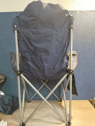 Silla Camping Juskys Lido Azul Oscuro