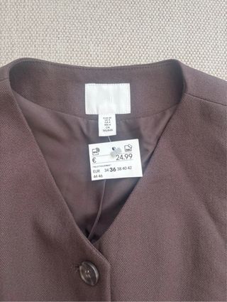 Chaleco H&M Marrón