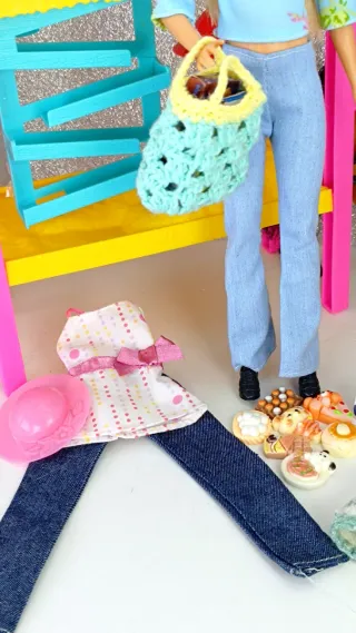 Barbie granjera con accesorios