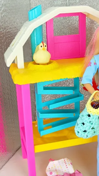 Barbie granjera con accesorios