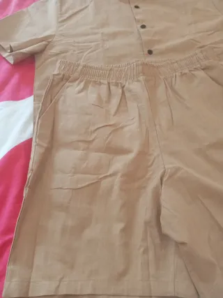 Conjunto Camisa y Pantalón Corto Algodón