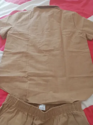 Conjunto Camisa y Pantalón Corto Algodón