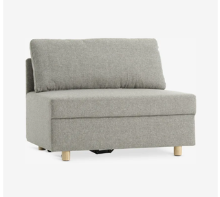 Sofá cama JYSK - OLSTRUP - 1,5 plazas tela gris