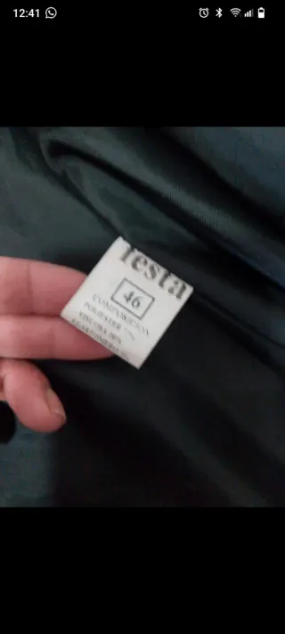 Abrigo paño Festa talla 46 mujer