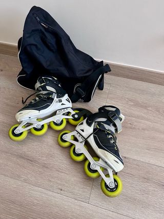 Patines Oxelo Fit 5 talla 35-38 + Bolsa