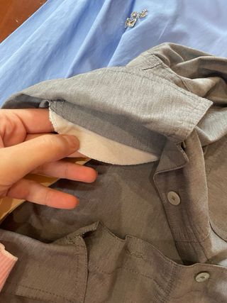 Camicia vintage Irene Mascar grigia M