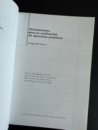 Geografía general I. Geografía Física