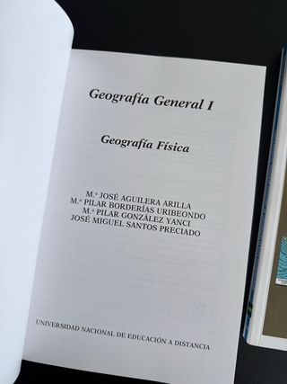 Geografía general I. Geografía Física