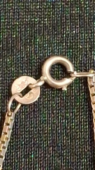 Collar Lazo Plata con Piedras Azules