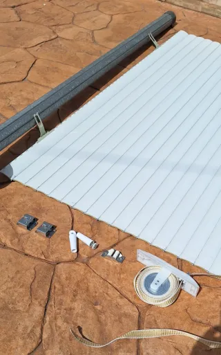 Persiana enrollable de aluminio