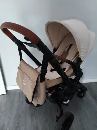 Carro/silla Jane Rider Beige 3 Piezas