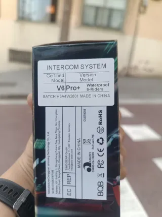 EJEAS V6 Pro+ Intercomunicador Moto Bluetooth