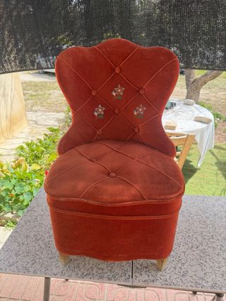 Butaca Isabelina Vintage Terciopelo