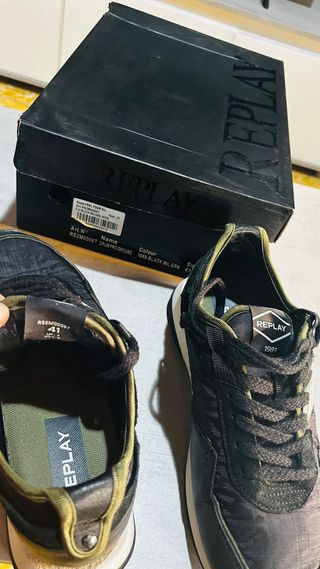 Zapatillas Replay Talla 41 Negras