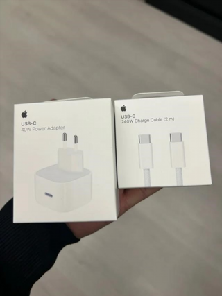 Pacchetto Caricatore Apple 40W + Cavo USB-C 240W 2m