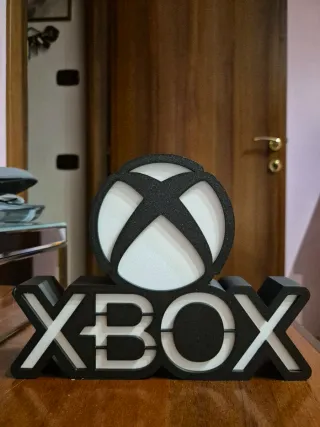 Lampada Xbox Logo LED RGB Multicolore