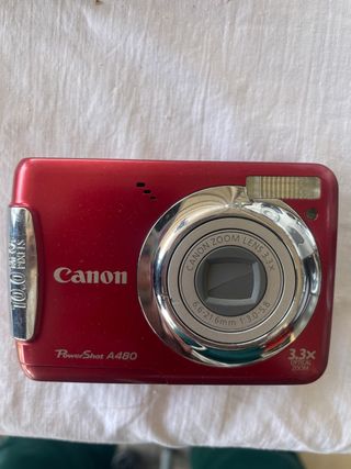 Cámara Digital Canon PowerShot A480 Roja de Segunda mano por 72