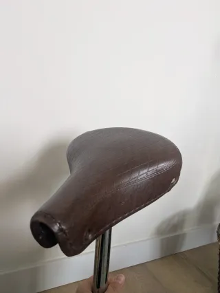 Sillín Bicicleta Cuero Clásico Victoria