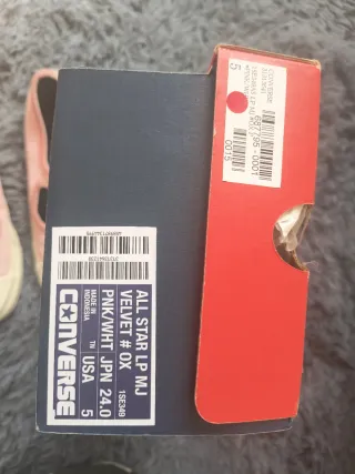 Converse Mary Jane Rosa Terciopelo