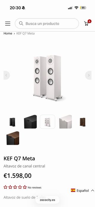 Altavoces KEF Q7 Meta Negros