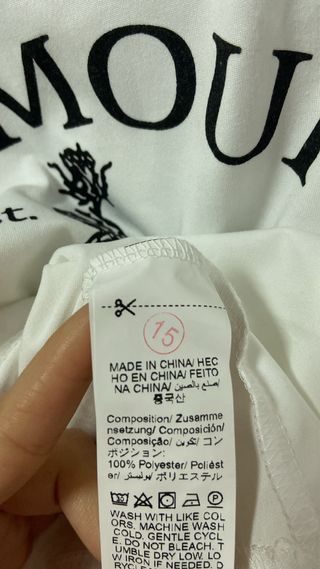 Camiseta L'amour con rosa