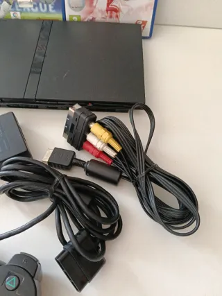 Lote PlayStation 2 Slim Negra