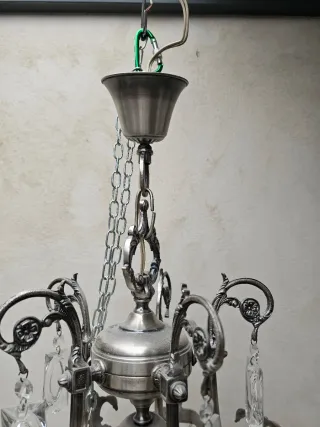 Lámpara de techo colgante de cristal