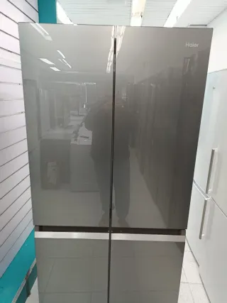 NEVERA HAIER AMERICANA CON CRISTAL CON GARANTÍA