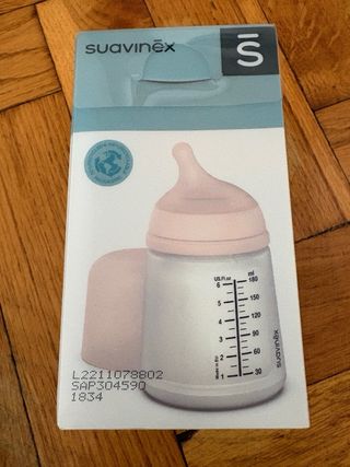 Biberón Suavinex Zero.Zero 180ml Silicone