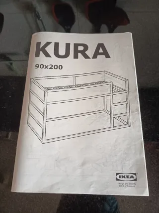 Cama Kura con carpa de IKEA