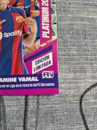 Cromo PLATINUM 2024 lamine yamal adrenalyn rc