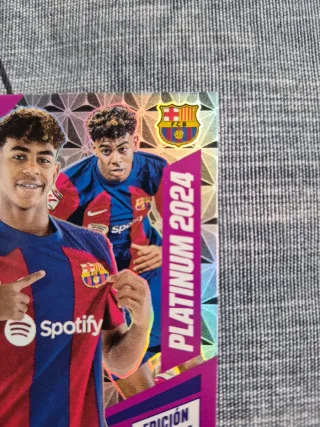Cromo PLATINUM 2024 lamine yamal adrenalyn rc