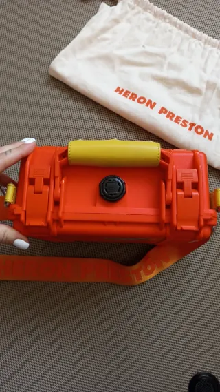 Bolso Maletín Heron Preston Naranja