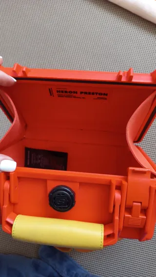 Bolso Maletín Heron Preston Naranja