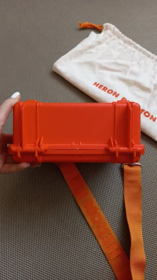 Bolso Maletín Heron Preston Naranja