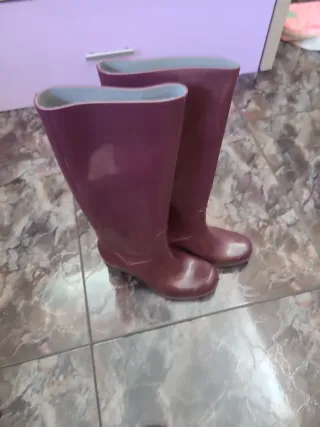 Botas de agua Zendra moradas
